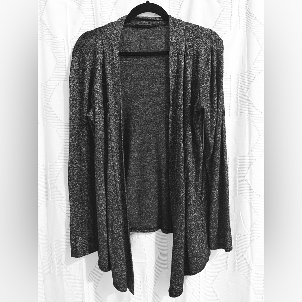 Pinc Marled Open Front Comfort Apparel Cardigan